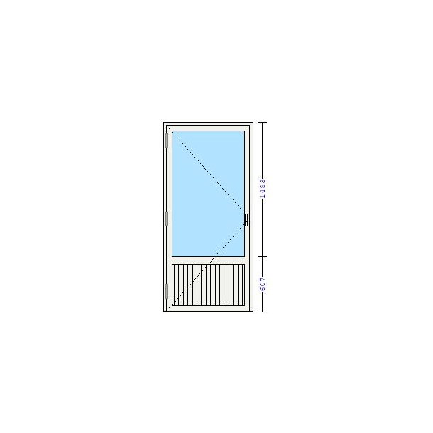 Balkongd�r 990x2090 Venstre