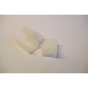 Klips til bunnglasslist i aluminium