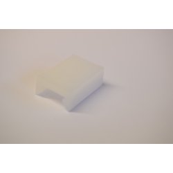 Klips til bunnglasslist i aluminium