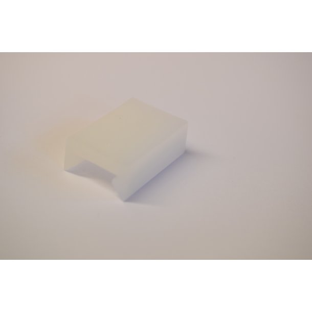 Klips til bunnglasslist i aluminium