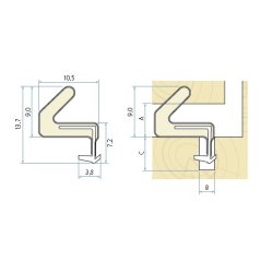 Pakning, Q-lon 3078 Hvit
