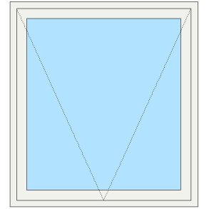 Topphengslet 1090x1190mm